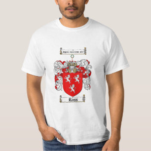 T-shirt Crête de famille de Ross - manteau de Ross des