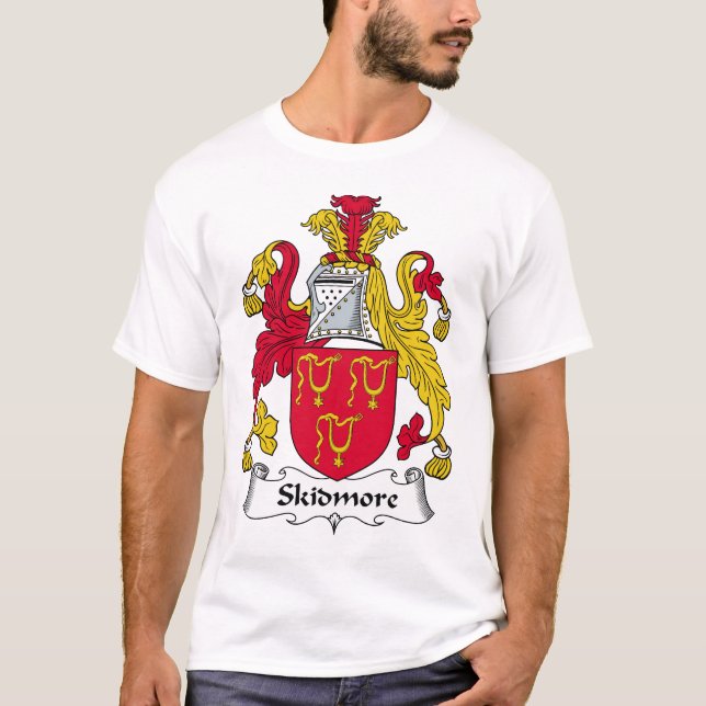 T-shirt Crête de famille de Skidmore (Devant)