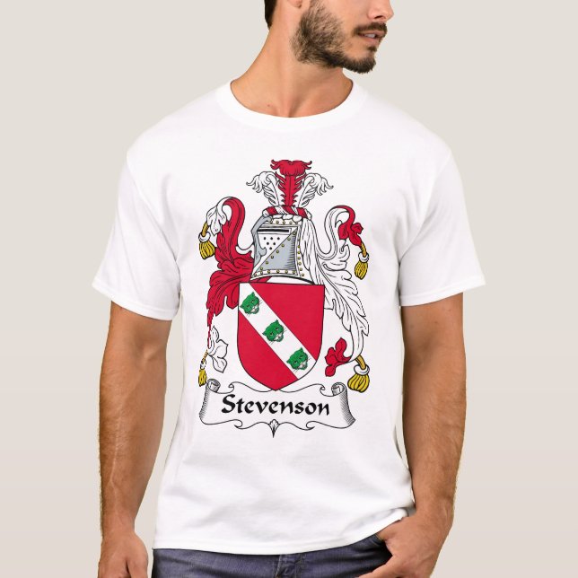 T-shirt Crête de famille de Stevenson (Devant)