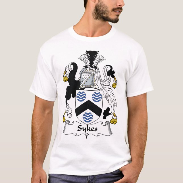 T-shirt Crête de famille de Sykes (Devant)