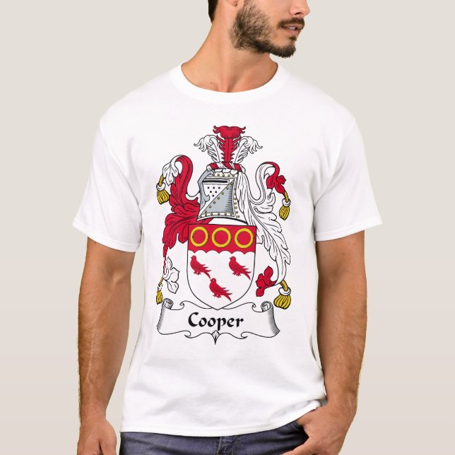 T-shirt Crête de famille de tonnelier (Devant)