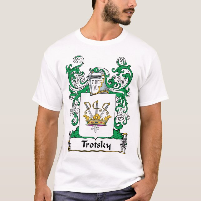 T-shirt Crête de famille de Trotsky (Devant)