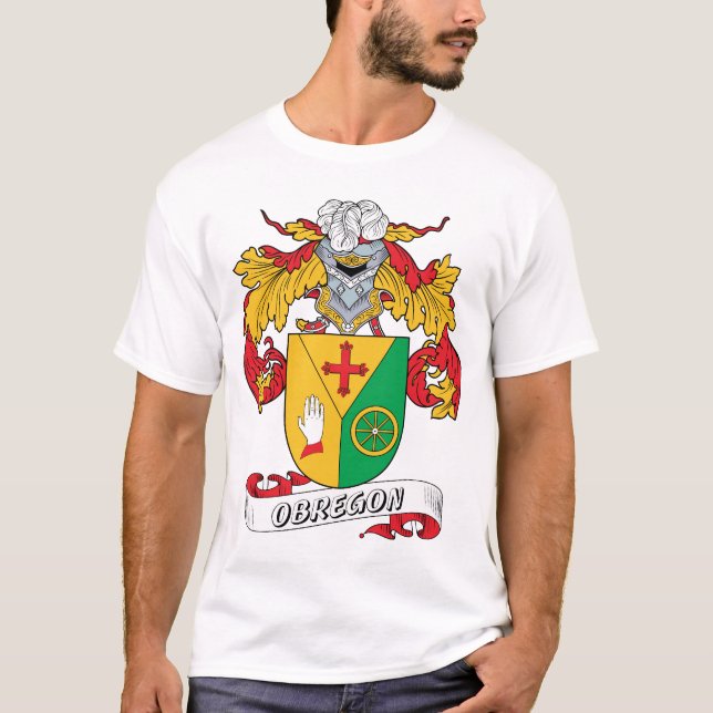 T-shirt Crête de famille d'Obregon (Devant)