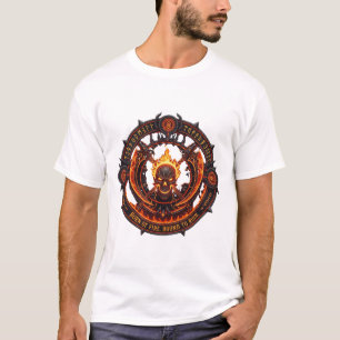 T-Shirt Crête de l'Enfer – Emblème Démoniaque de F