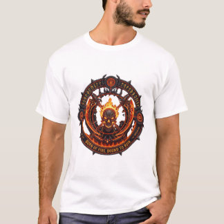 T-Shirt Crête de l'Enfer – Emblème Démoniaque de F