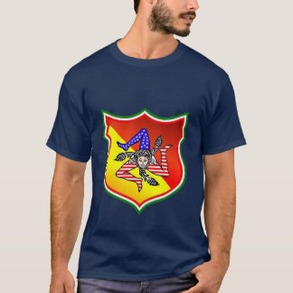 T-SHIRT CRÊTE DE TRINACRIE SICILIENNE-AMÉRICAINE