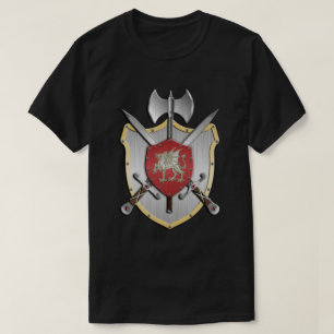 T-shirt Crête d'héraldique de Sigil de dragon