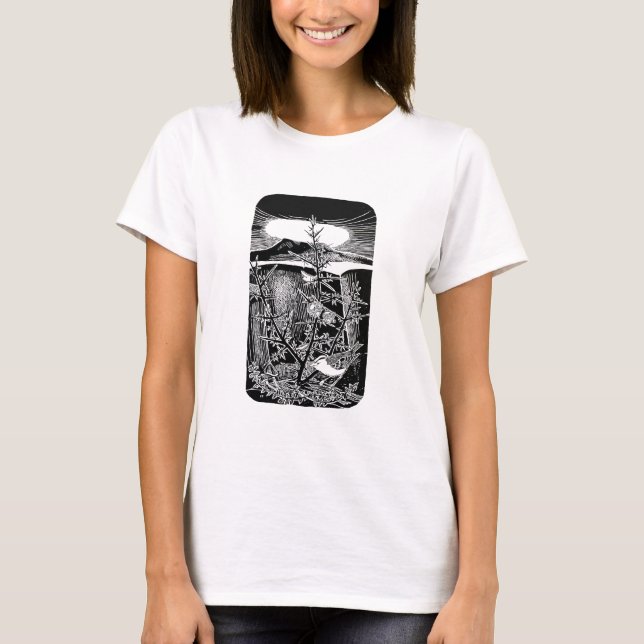 T-shirt Crête dorée (Devant)