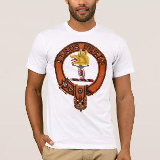 T-shirt Crête et Targe de famille de Chisholm de clan