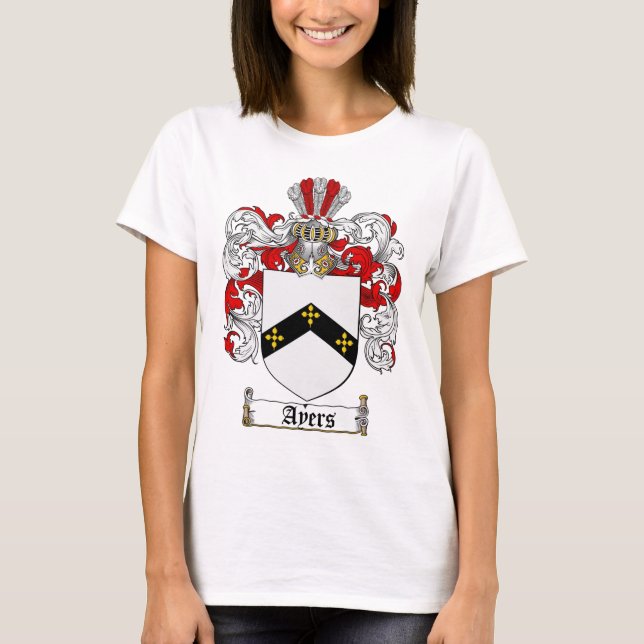 T-SHIRT CRÊTE FAMILIALE DE AYERS - MANTEAUX D'ARMES (Devant)