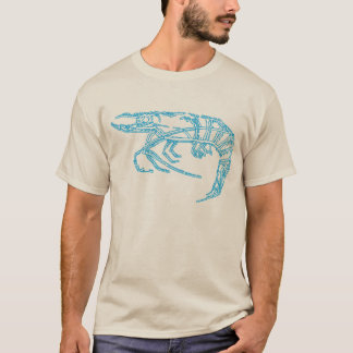 T-shirt Crevette bleue