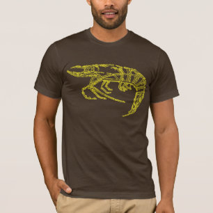 T-shirt Crevette jaune