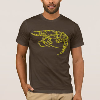 T-shirt Crevette jaune