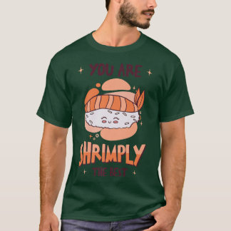 T-shirt crevettes de sushi asiatique japon japonais cuisin