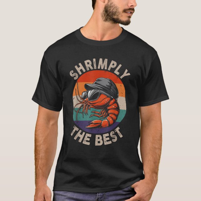 T-shirt Crevettes Les Meilleurs Amusants Crevettes Crevett (Devant)