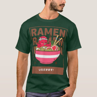 T-shirt Crevettes Ramen japonais Cute Kawaii Anime