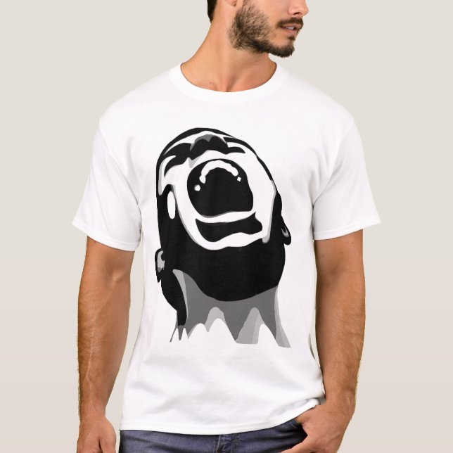 T-shirt Cri perçant (Devant)