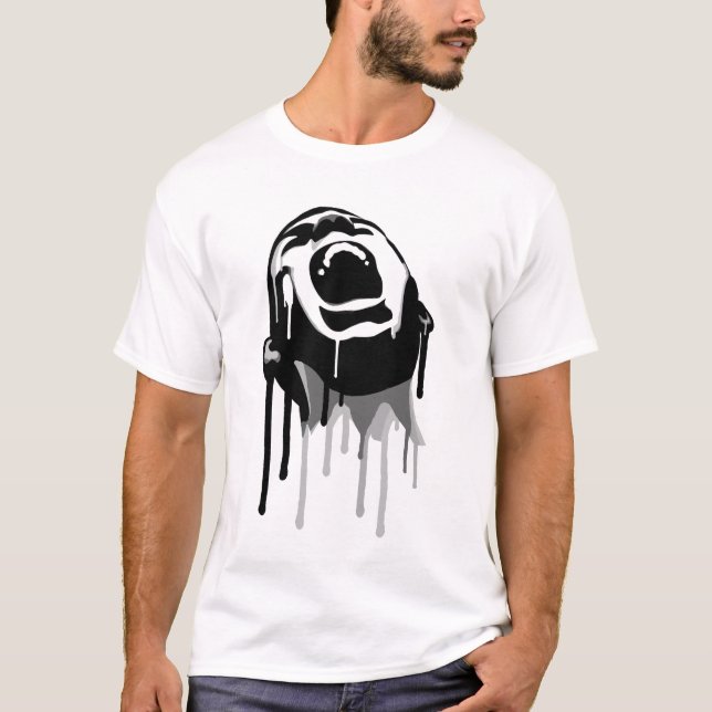 T-shirt Cri perçant de égouttement (Devant)