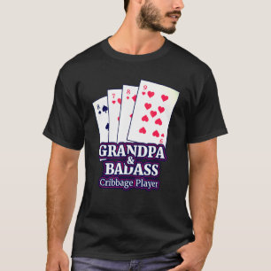 T-shirt Cribbage Pour Jouer Carte Jeu Joueurs