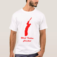 T-shirt cricket antillais