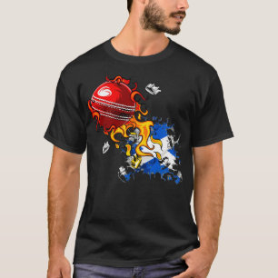 T-shirt Cricket écossais