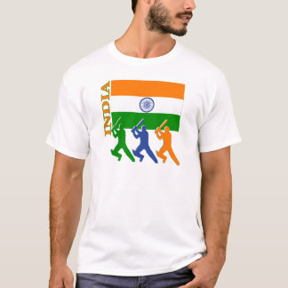 T-shirt Cricket Inde