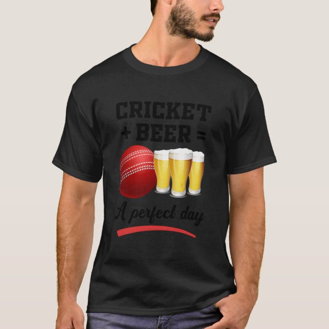 T-shirt Cricket Students Cricketers (Devant)