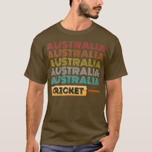 T-shirt Cricket vintage Retro Australia