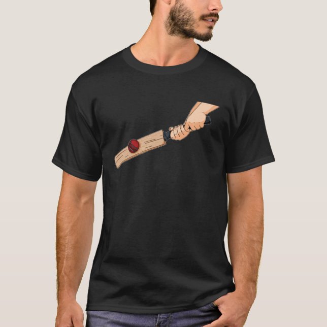 T-shirt Cricketer Umpire Cricketing  Batsman Bowler Cricke (Devant)