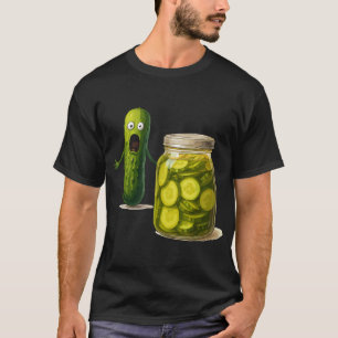 T-shirt Crier Pickle Concomber Jar Plaisanterie