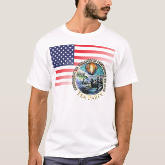 T-shirt Crime Inc Tea Party Tee - shirt de la rébellion