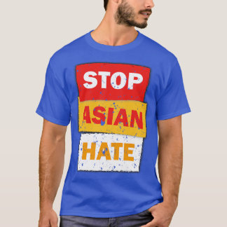 T-shirt Crimes soutien de la communauté asiatique Stop Asi