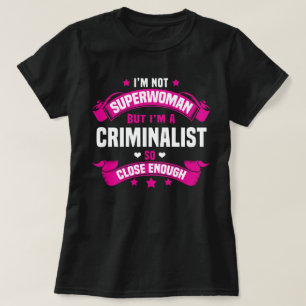 T-shirt Criminaliste