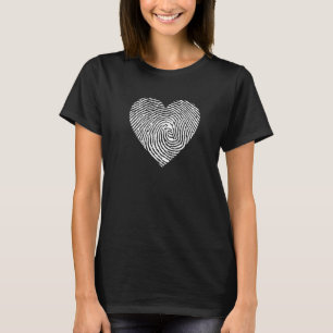 T-shirt criminalistique criminel et droit civil