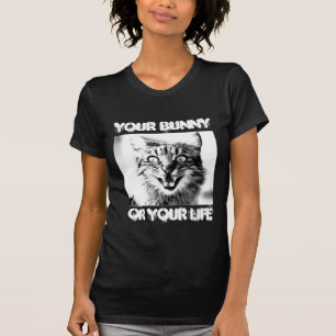 T-shirt Criminels De Chat Votre Lapin Ou Votre Porte De Vi