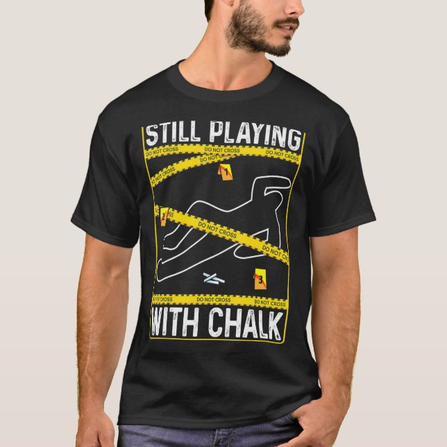 T-shirt Criminologue Criminologie Véritable fan de crime (Devant)