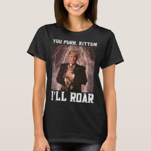 T-shirt Cringy Alpha Trump Kitten Mème Chat Protecteur Cri