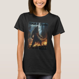 T-shirt Cringy Howling Alpha Wolf Cringe mème drôle Cringe