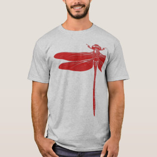 T-shirt Criquet géant rouge