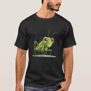 T-shirt Criquet Insecte Sympa pour une Journée Enjouée