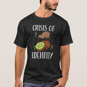 T-shirt Crise De L'Identité Nouvelle-Zélande Kiwi Bird