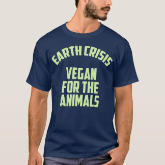 T-shirt CRISE ENVIRONNEMENTALE VÉGAN POUR LES ANIMAUX drôl