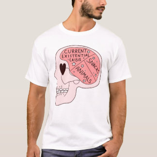 T-shirt Crise Existentielle Actuelle Snacks Animaux