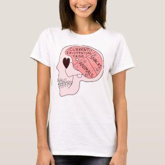 T-shirt Crise Existentielle Actuelle Snacks Animaux