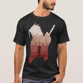 T-shirt Crisis Core Terminer, Zack Fair Hero Classic T-Shi
