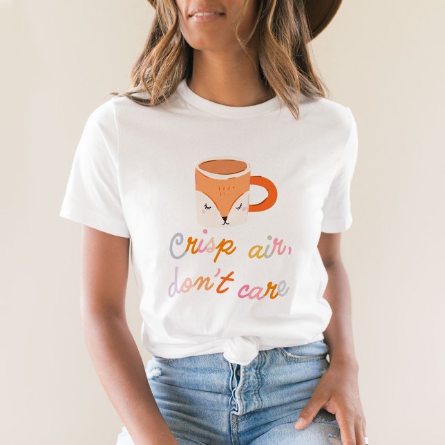 T-shirt Crisp Air, ne vous souciez pas mignon automne (Créateur téléchargé)
