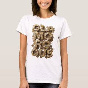 T-shirt Crisp Gold NO MORE 3D Texte Artistique