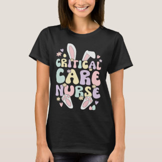 T-shirt Critical Care Nurse Easter Bunny Critical Care Nur