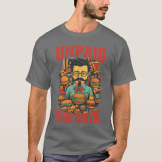 T-shirt Critique gastronomique non rémunéré