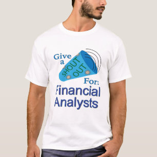 T-shirt Critique pour les analystes financiers